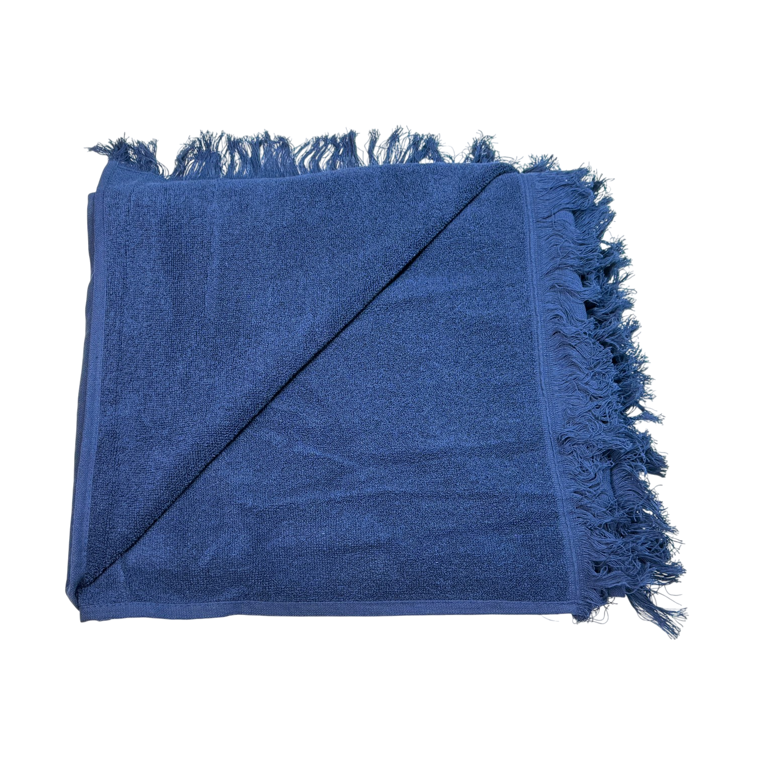 Longines Handtuch Tuch Badetuch Strandtuch 100 % Baumwolle Blau beach towel blue