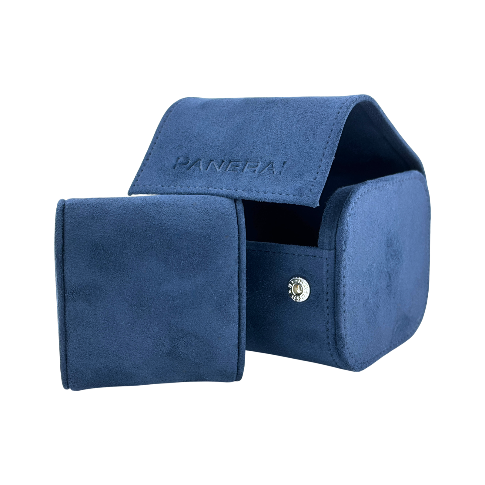 Panerai Uhrenetui Etui Reiseetui Reisebox Box Blau service travel case pouch