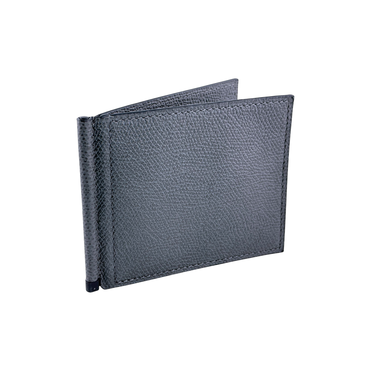 Rolex Leder Portemonnaie Brieftasche Geldbeutel mit Geldclip Grau wallet leather