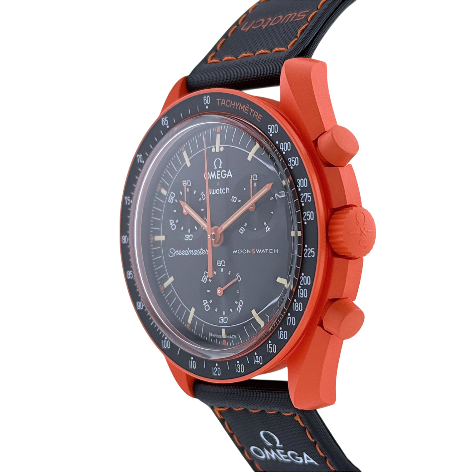 Swatch x Omega MoonSwatch mission on Earth Lava Armbanduhr 42 mm SO33O100