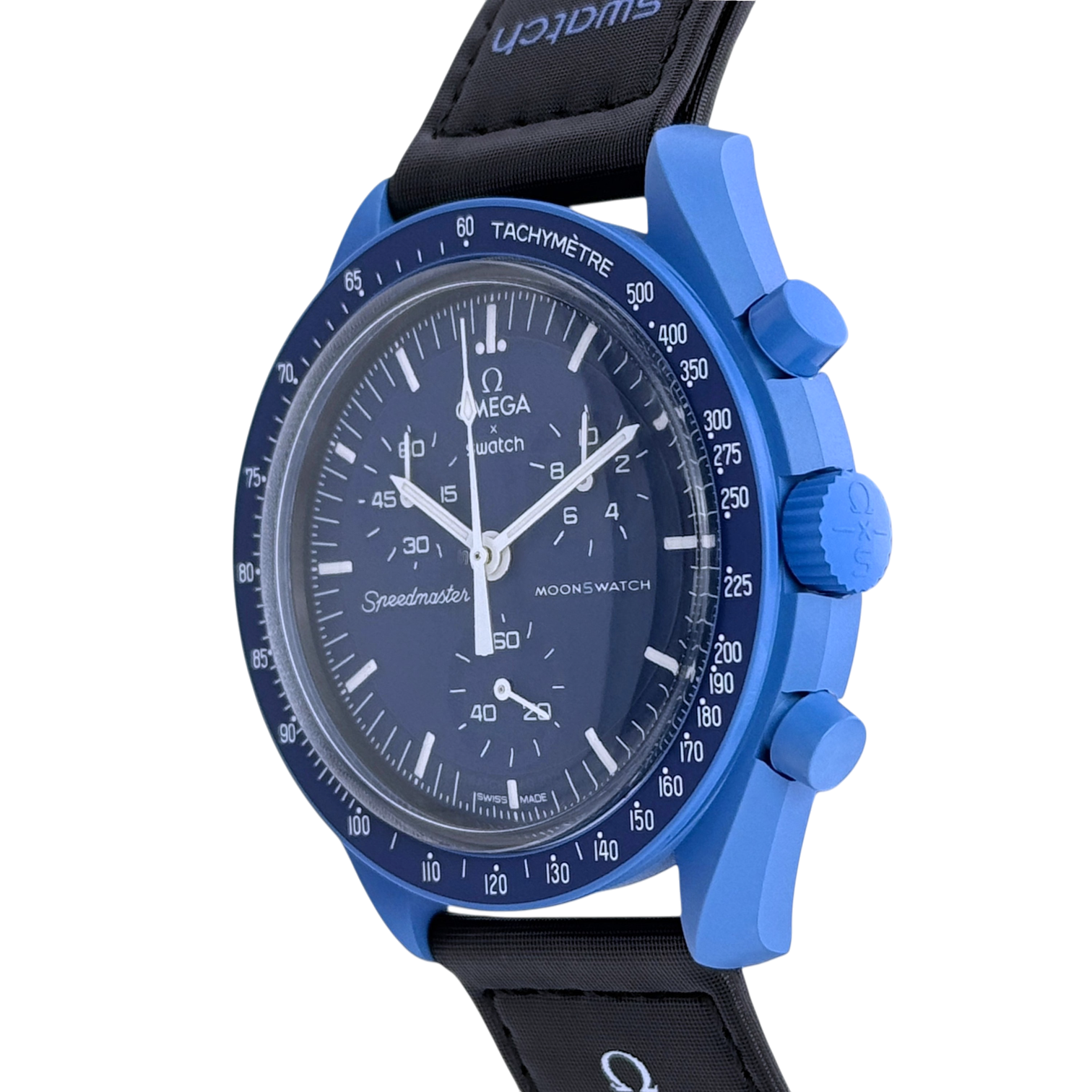 Swatch x Omega MoonSwatch mission to Neptune Armbanduhr 42 mm Ref. SO33N100