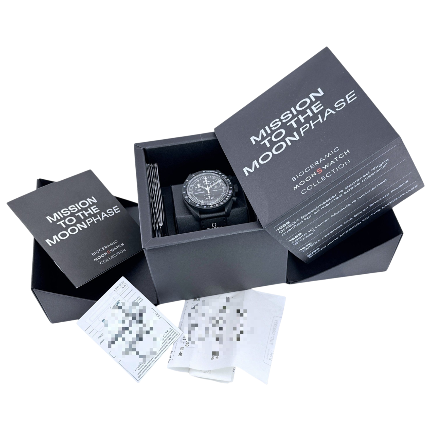 OMEGA X Swatch MoonSwatch Mission to the Moonphase New Moon 'Snoopy' SO33B700