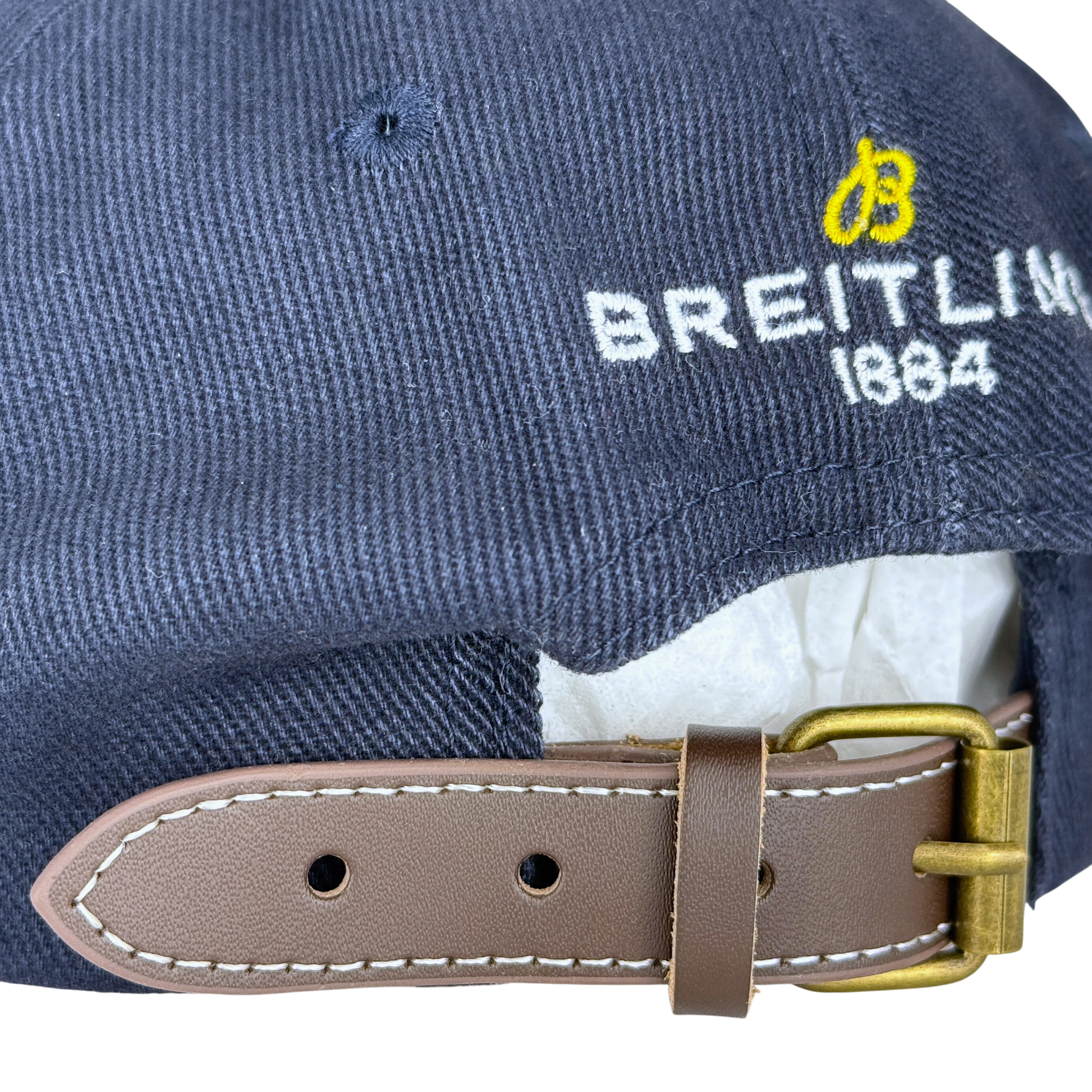 Breitling Cap Golf Mütze Kappe Blau 100 % Baumwolle baseballhat hat blue