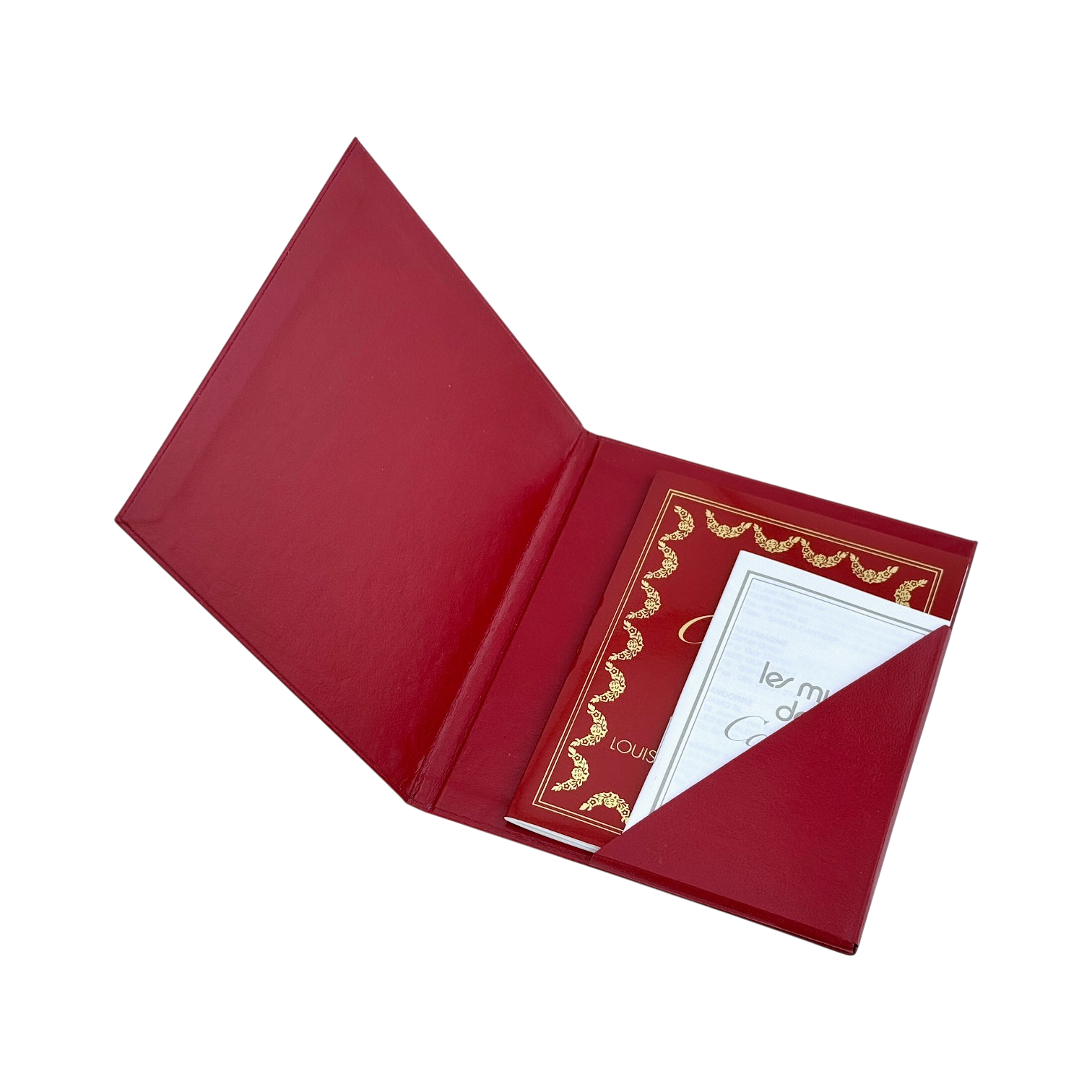 Cartier Bedienungsanleitung Handbuch Booklet Mehrsprachig mit Mäppchen manual