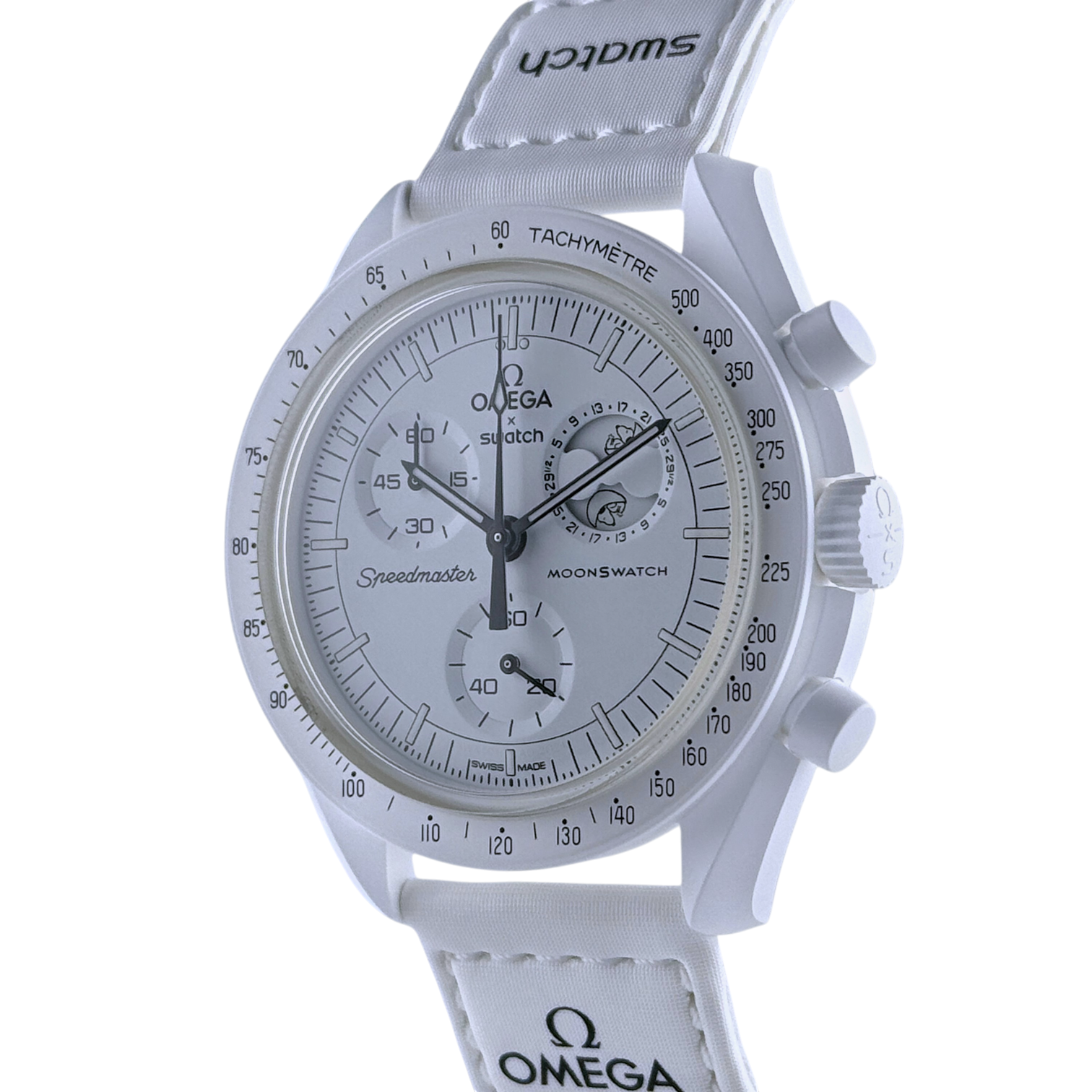 OMEGA X Swatch MoonSwatch Mission to the Moonphase Full Moon 'Snoopy' Ref. SO33W700