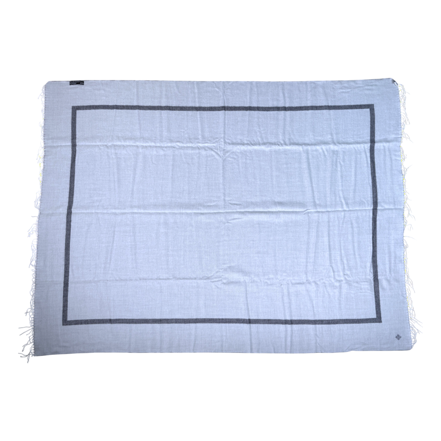 Patek Philippe Wohndecke Couchdecke Decke 100% Schurwolle Grau blanket gray