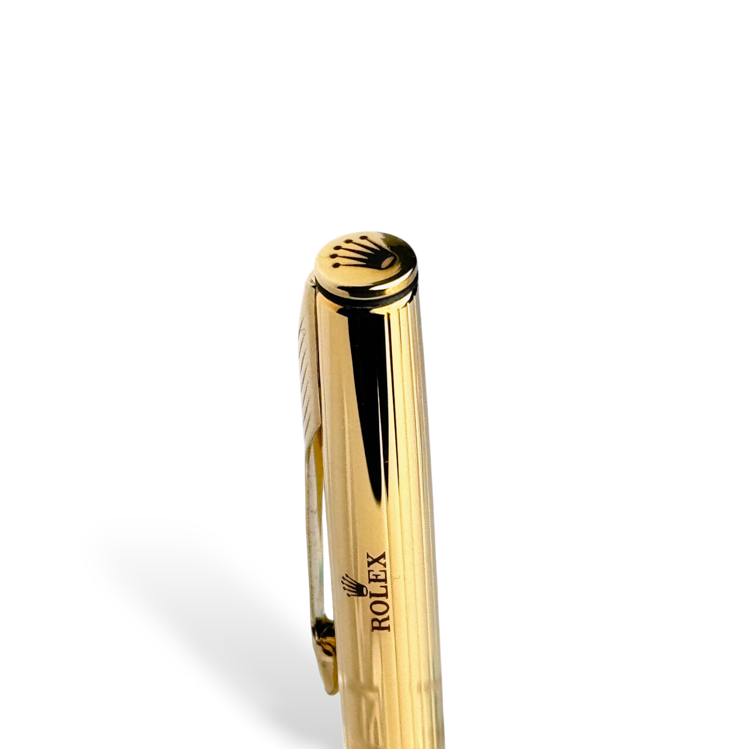 Rolex vintage Metall Kugelschreiber Kuli Stift in Gold