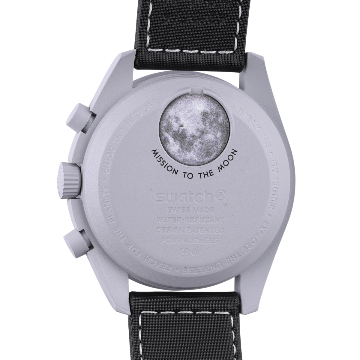 Swatch X Omega MoonSwatch Mission to Earthphase Armbanduhr 42 mm SO33M700