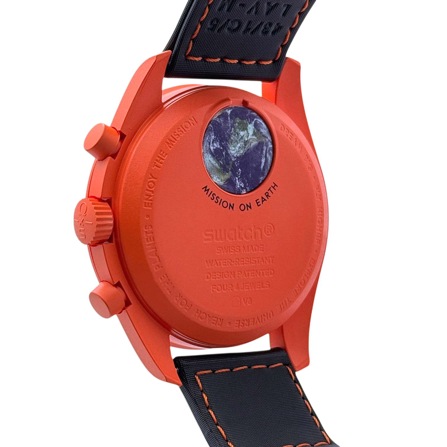 Swatch x Omega MoonSwatch mission on Earth Lava Armbanduhr 42 mm SO33O100