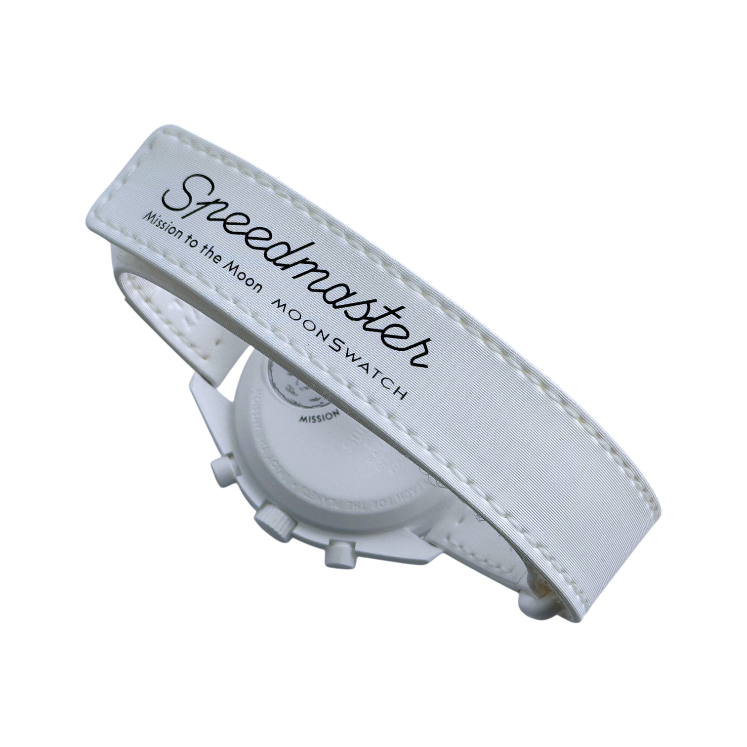 Swatch x Omega MoonSwatch mission to the Moonphase Full Moon 'Snoopy' SO33W700