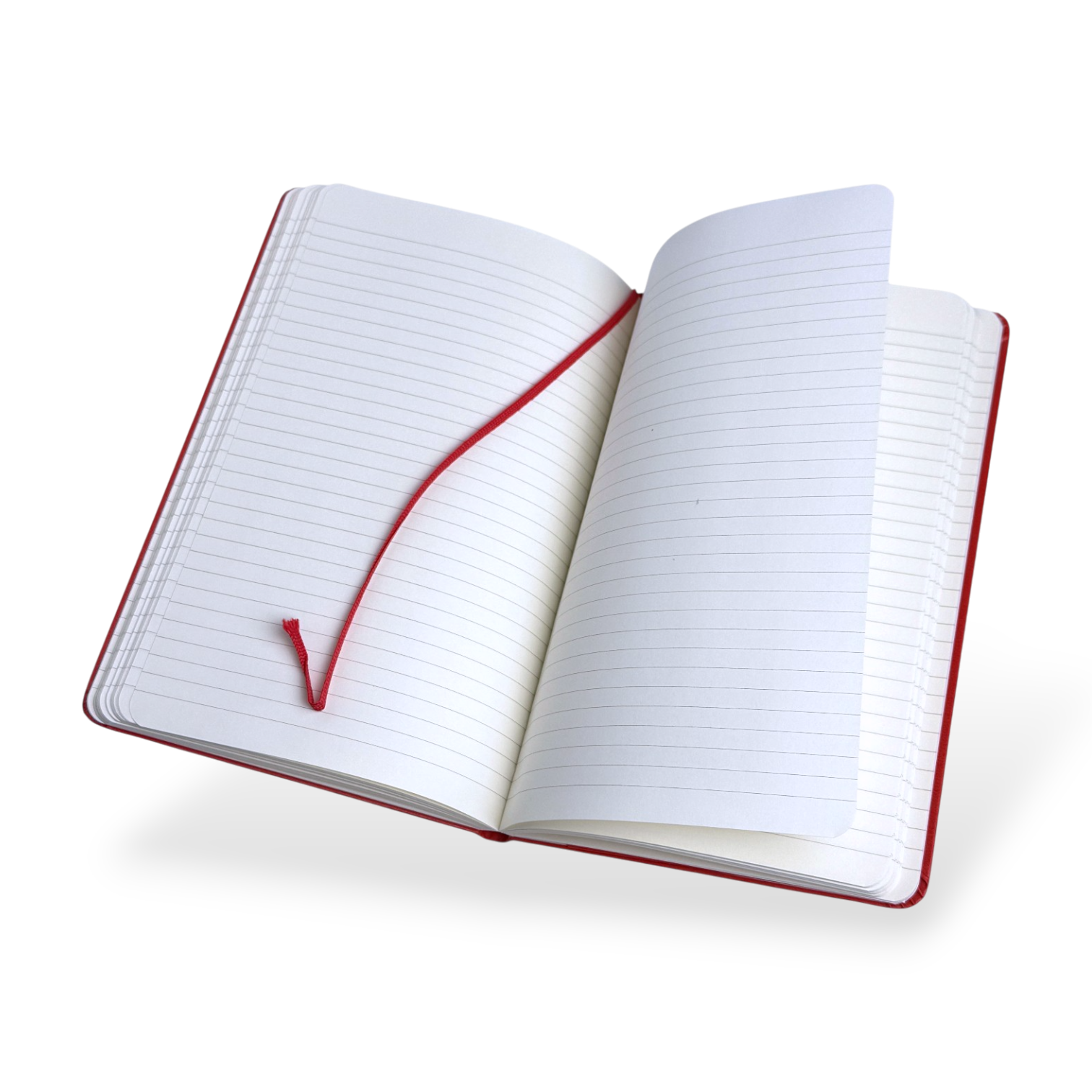 Tudor Notizbuch Schreibheft Journal Rot mit Hardcover