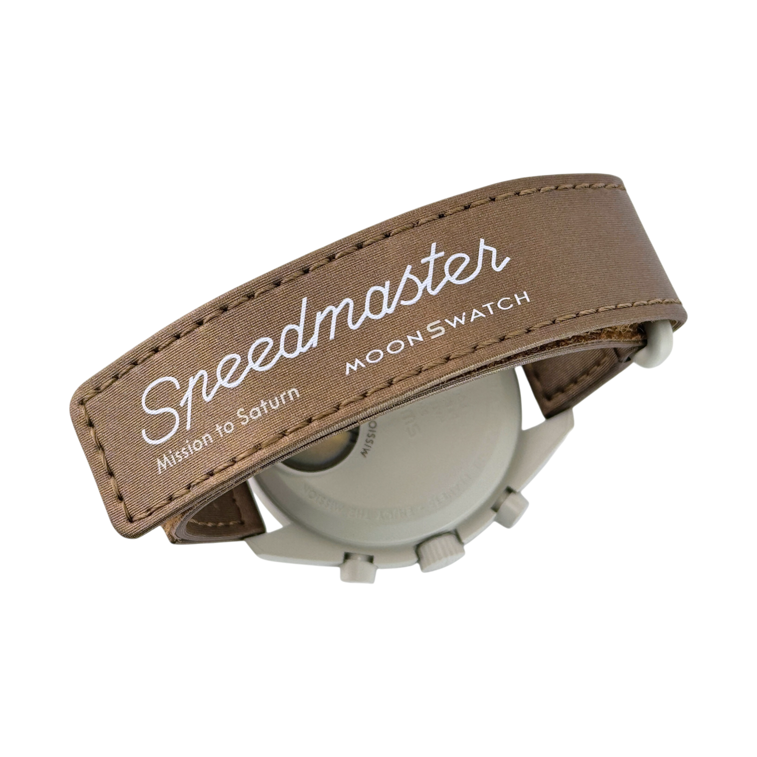 Swatch x Omega MoonSwatch Mission to Saturn Armbanduhr 42 mm Ref SO33T100