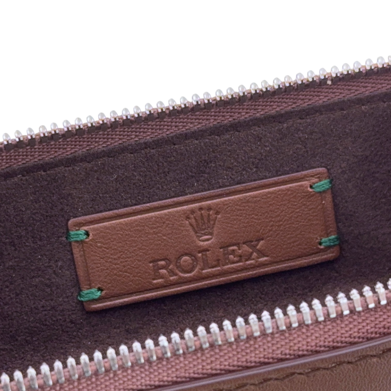 Rolex Stiftetui Stifthülle Stifttasche Federmappe Kugelschreiber Hülle Braun