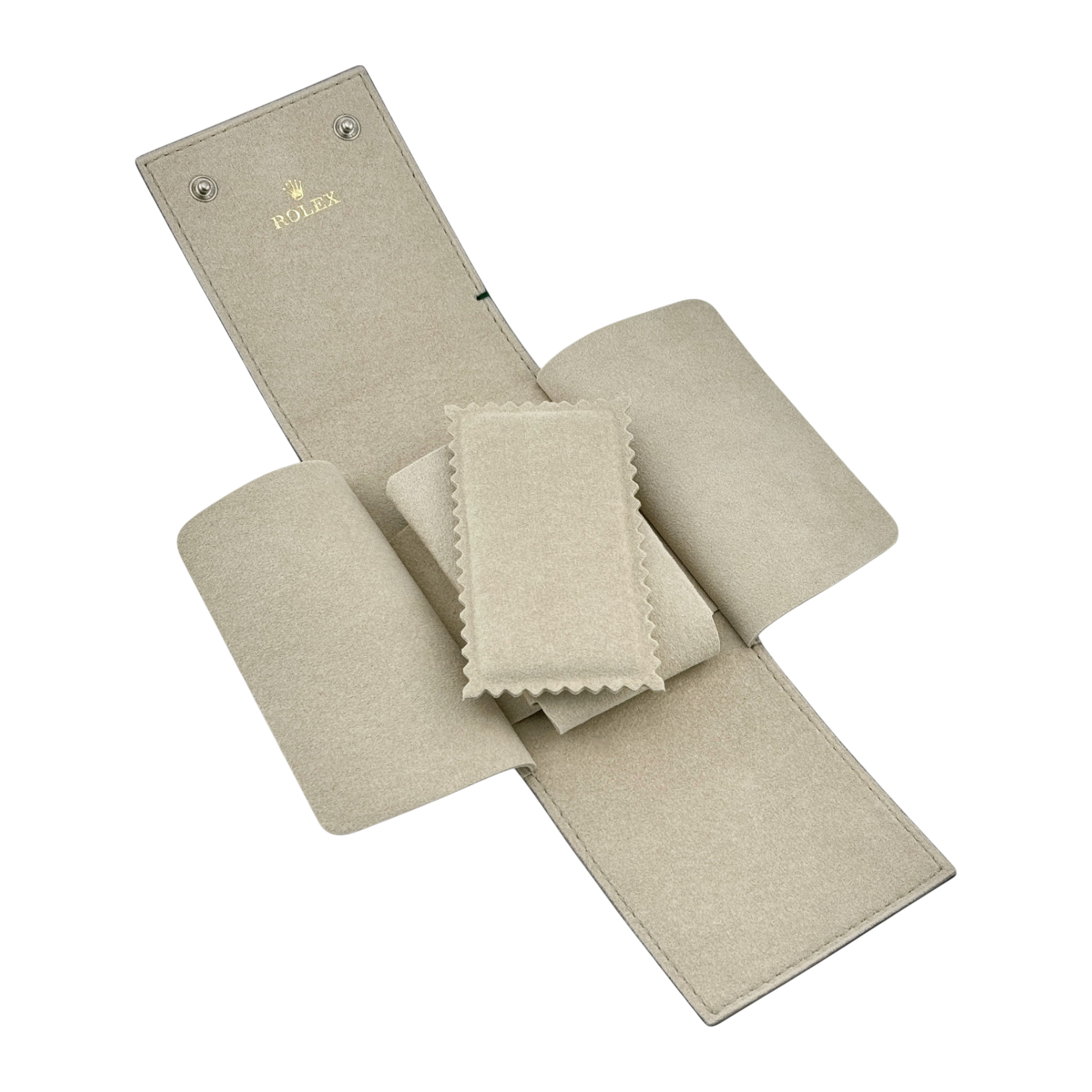 Rolex Uhrenetui Beige mit Umkarton Etui Reiseetui Reisebox