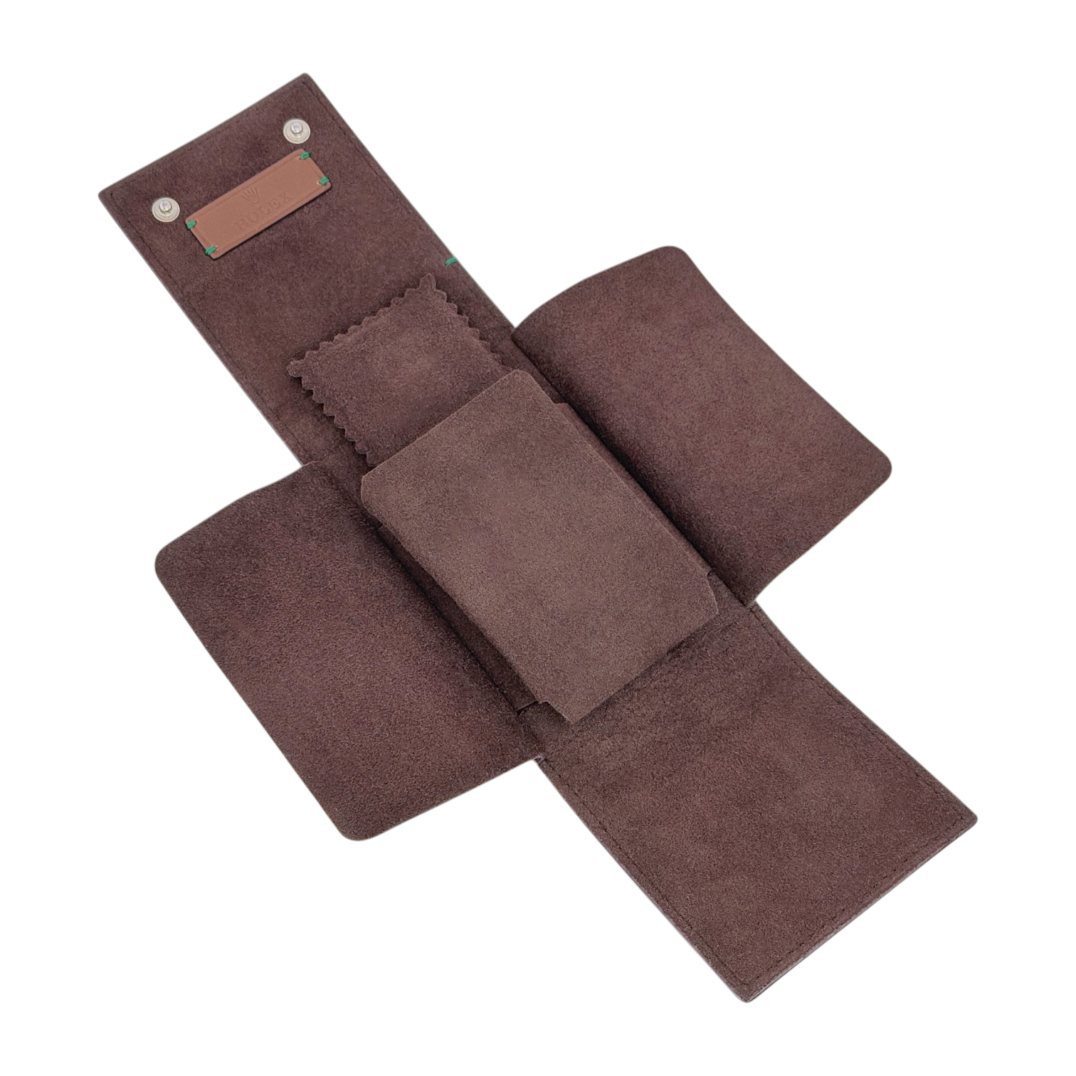 Rolex Uhrenetui Braun mit Umkarton Etui Reiseetui Reisebox