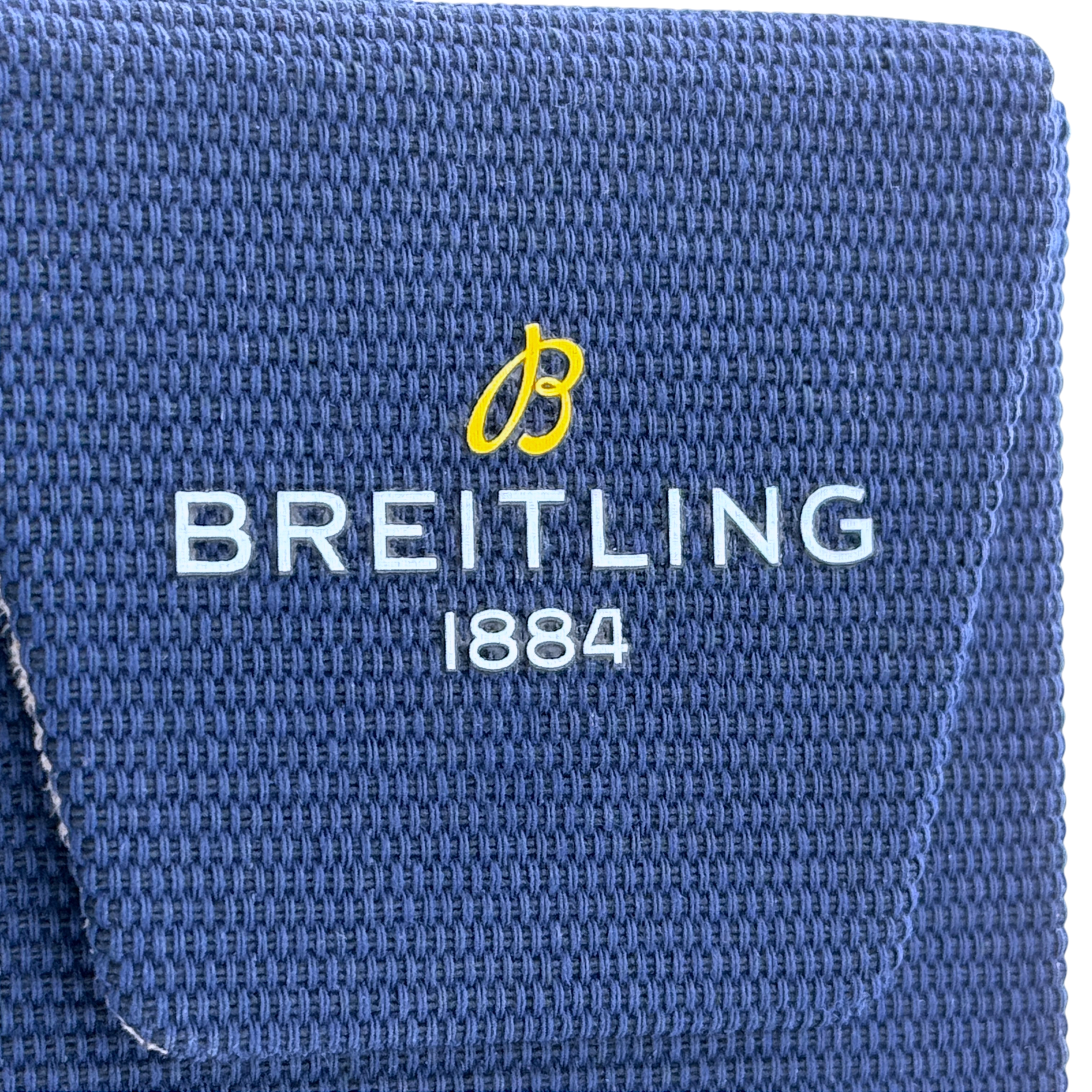 Breitling Box Uhrenbox Karton Reisebox Blau watch box blue