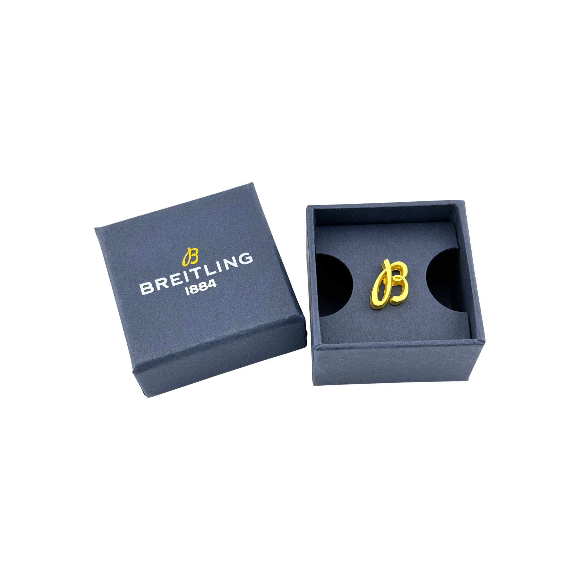 Breitling Pin Stecknadel Steckkopf Anstecker Anstecknadel Goldfarbe badge