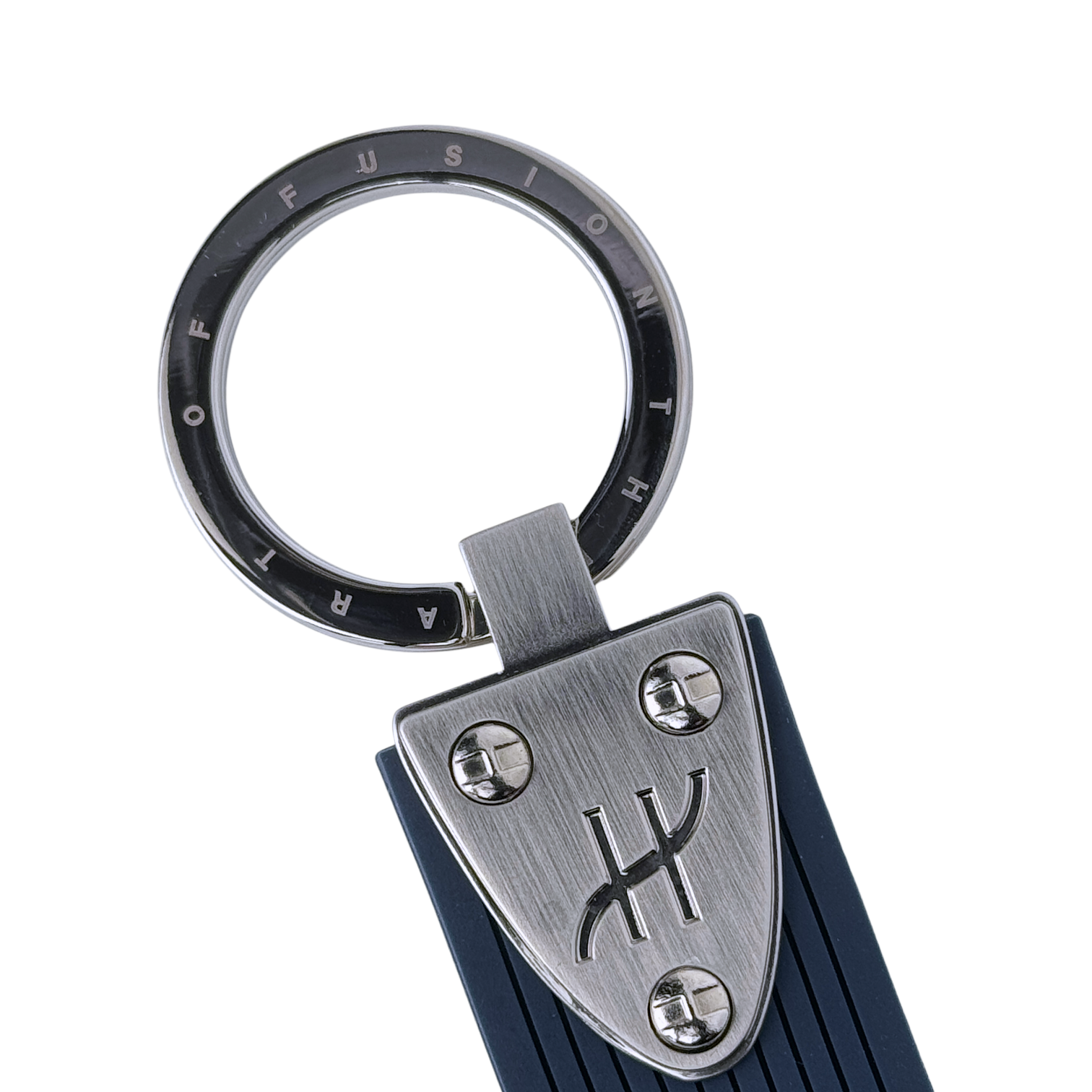 Hublot Schlüsselanhänger Anhänger Gummi, Edelstahl Blau keyring keychain