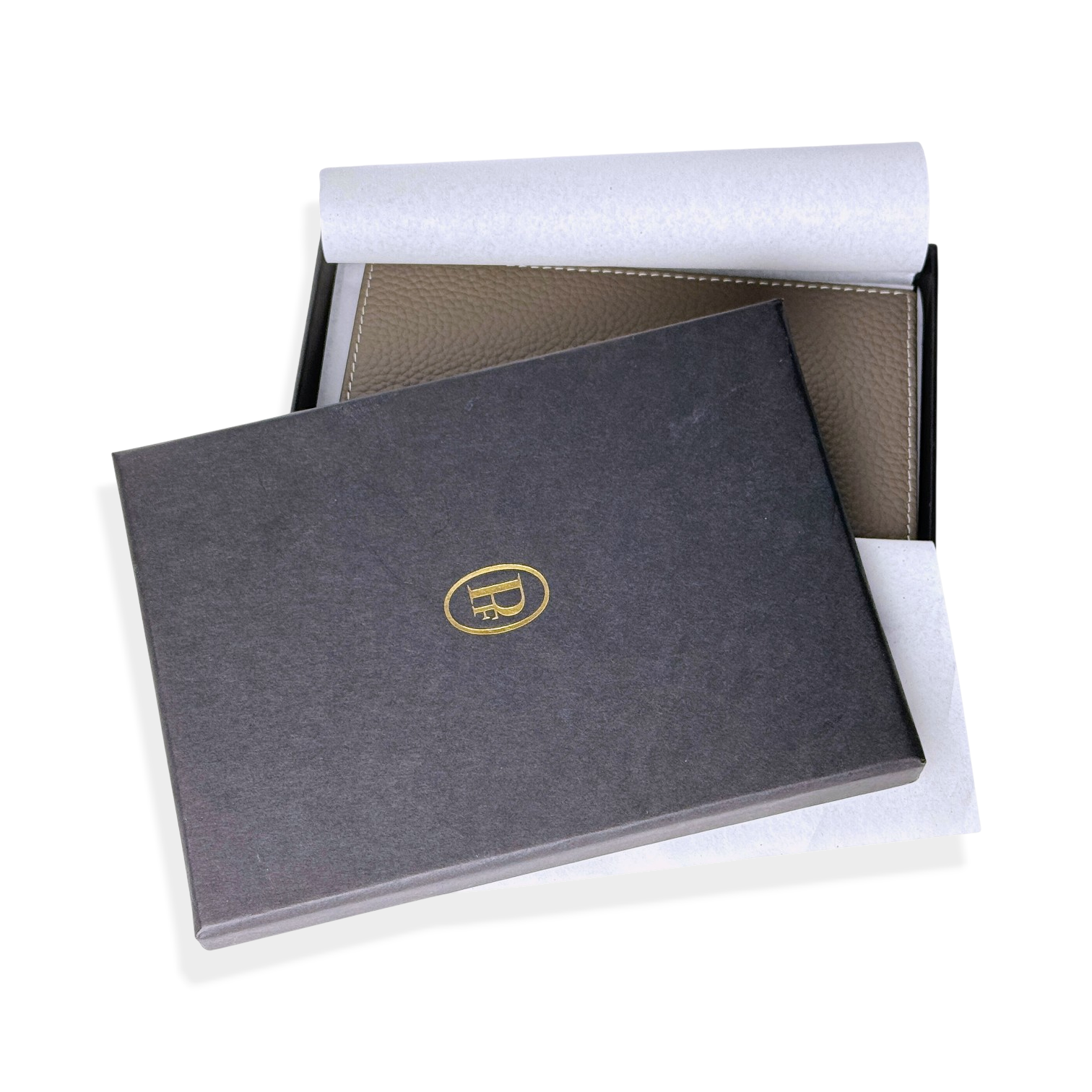 Parmigiani Fleurier Leder Portemonnaie Reisepasshülle Beige