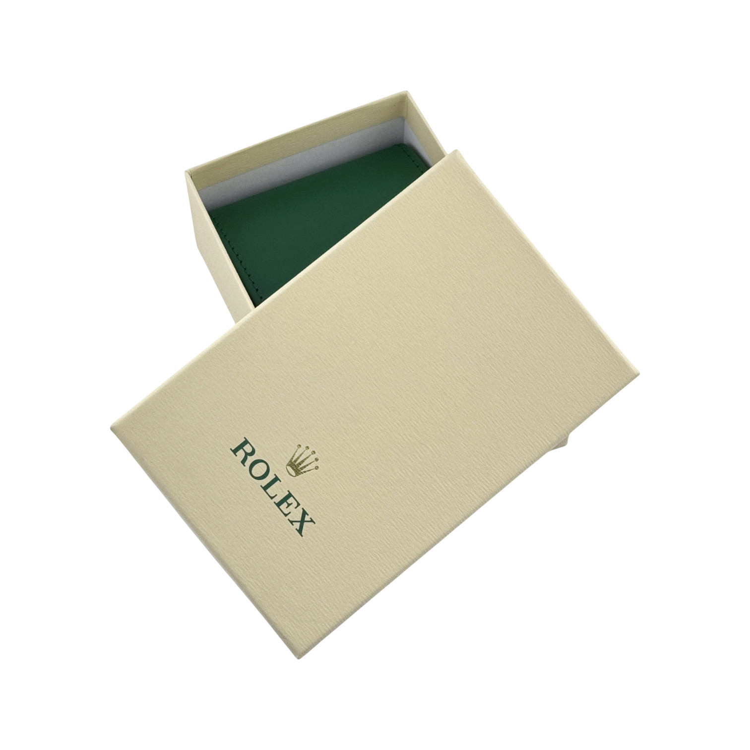 Rolex Uhrenetui Reiseetui Reisebox Serviceetui Etui mit Umkarton Grün