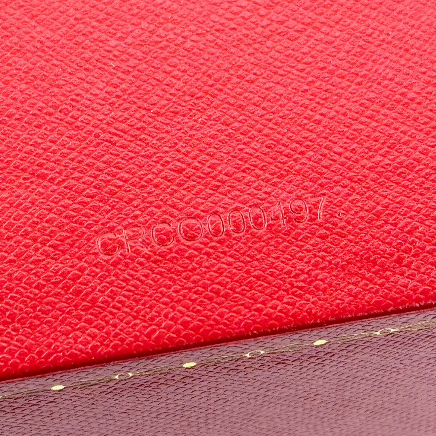 Cartier Uhrenbox Box Umkarton Rot watch box red Ref. CRCO000497.