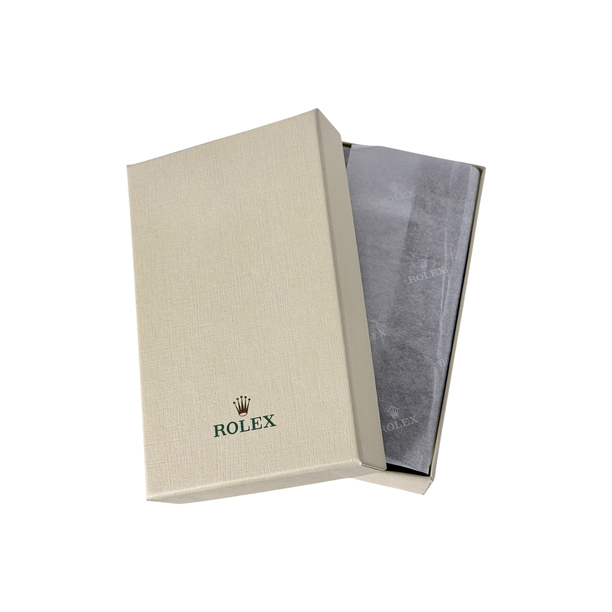 Rolex Uhrenetui Beige mit Umkarton Reiseetui Etui travel pouch