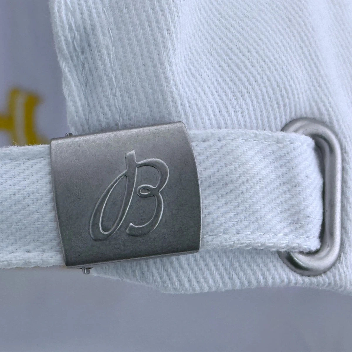 Breitling Cap Weiß, Gelb - Kappe aus 100 % Baumwolle