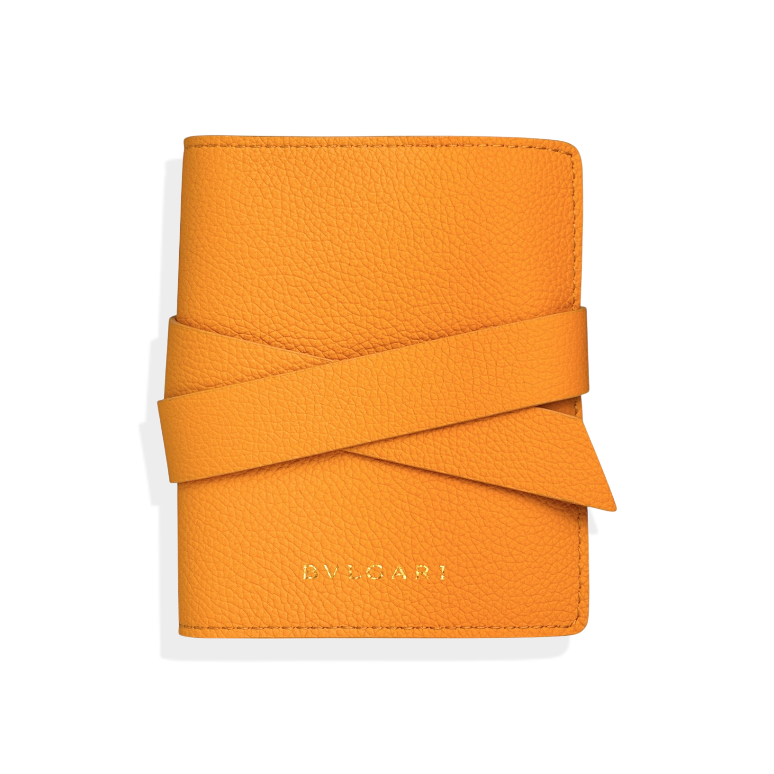 Bvlgari Riemenverschluss Uhrenetui Reiseetui Etui Orange mit Umkarton