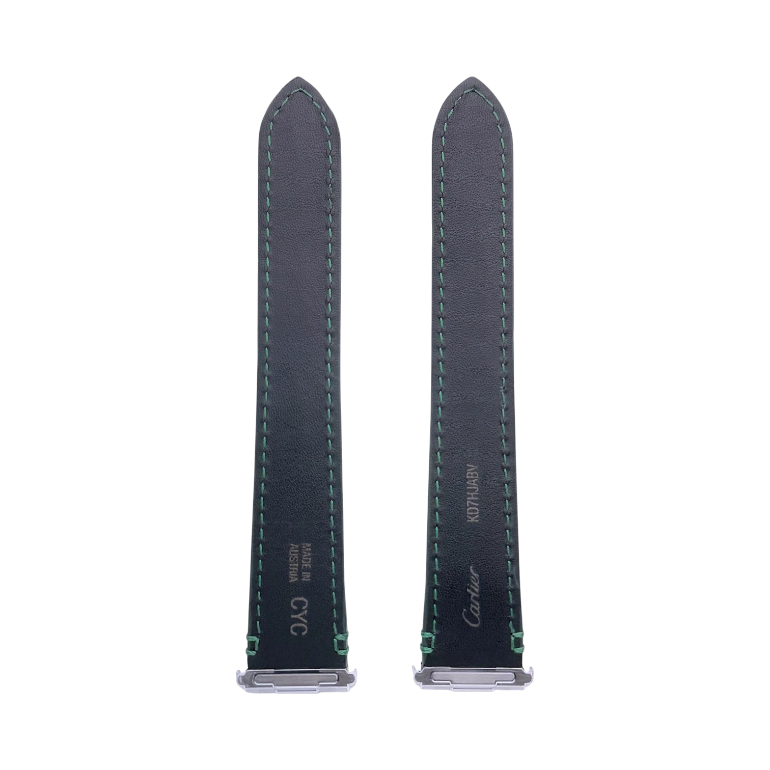 Cartier Alligatorleder Armband Grün 19 mm - Uhrenarmband KD7HJABV