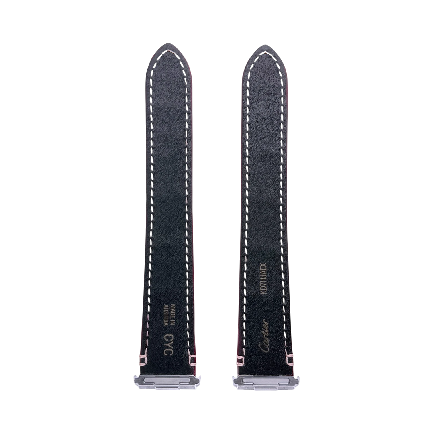 Cartier Alligatorleder Armband Rosa 19 mm - Uhrenarmband KD7HJAEX