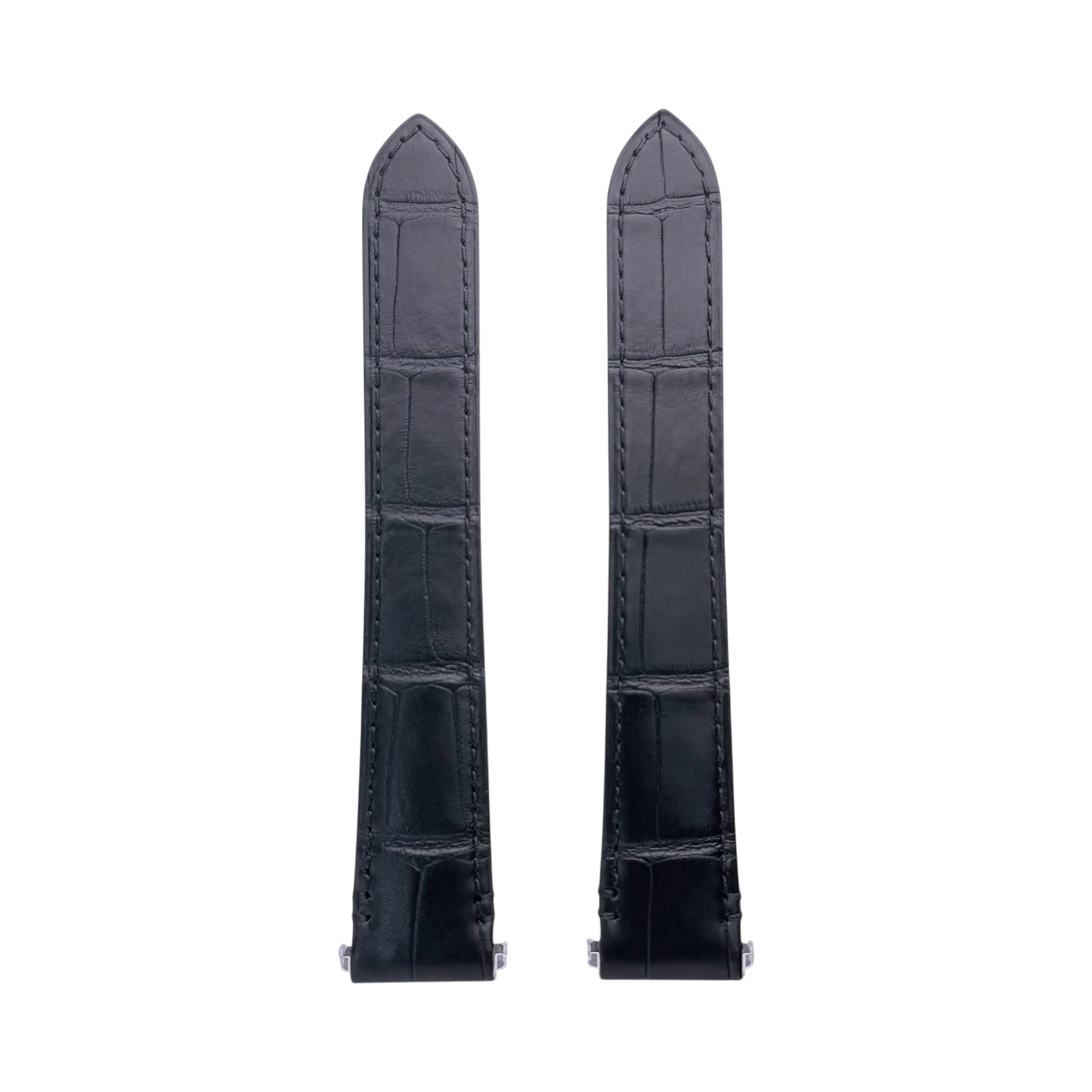 Cartier Alligatorleder Armband Schwarz 19 mm - Uhrenarmband KD7HJAKX