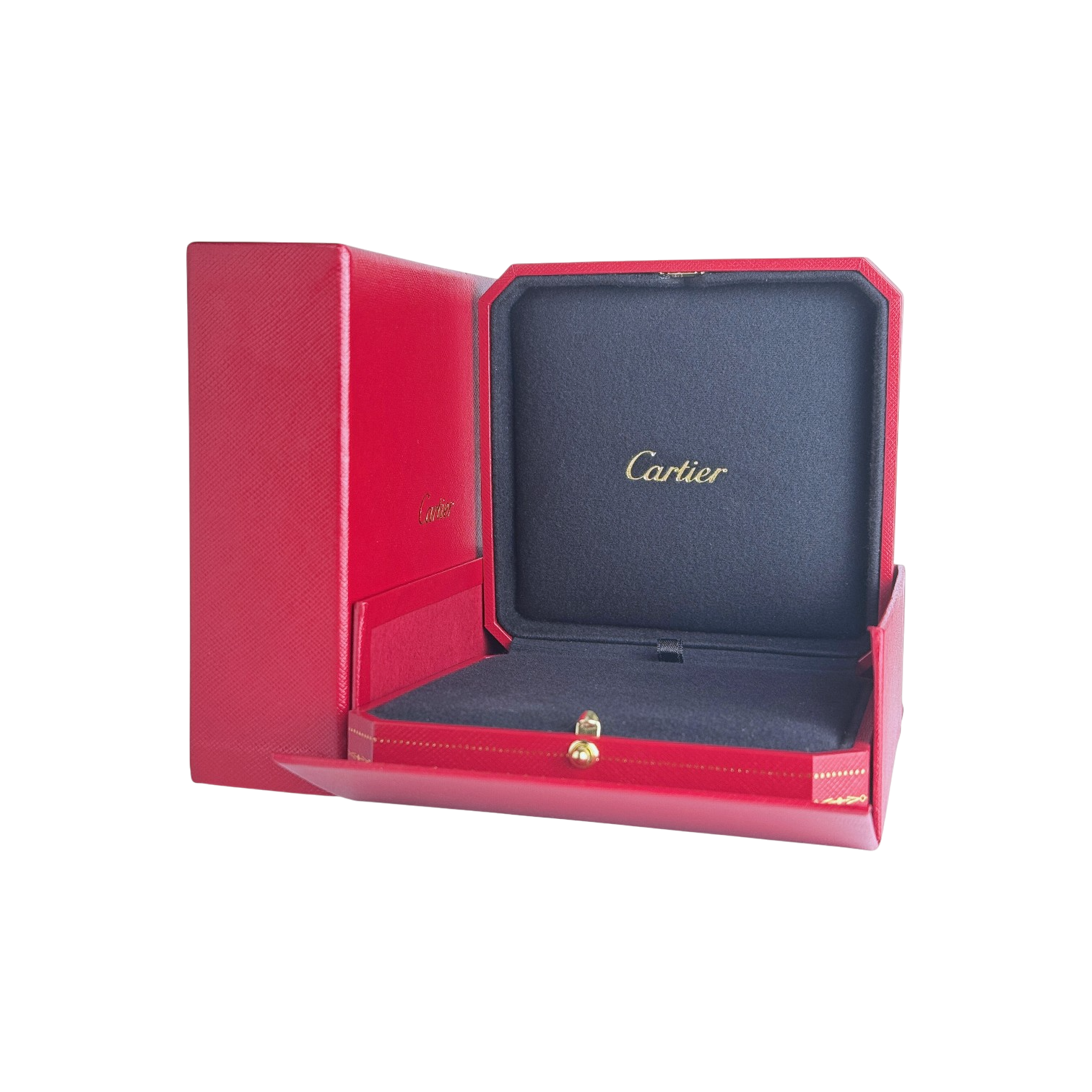Cartier Schmuckbox Schmuckkästchen Etui Box für Ketten Rot jewelry case