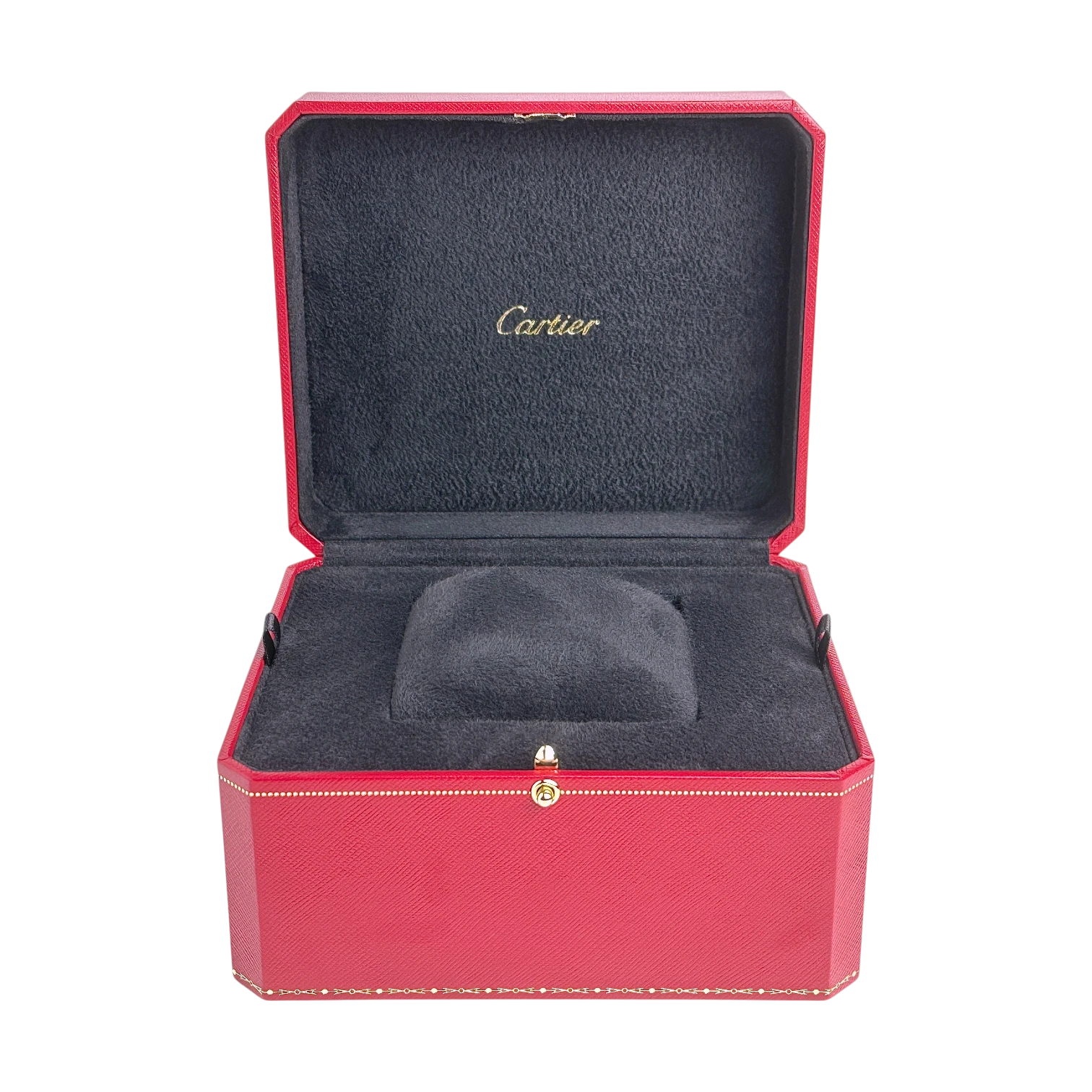 Cartier Uhrenbox Aufbewahrung Box Umkarton Rot watch box red