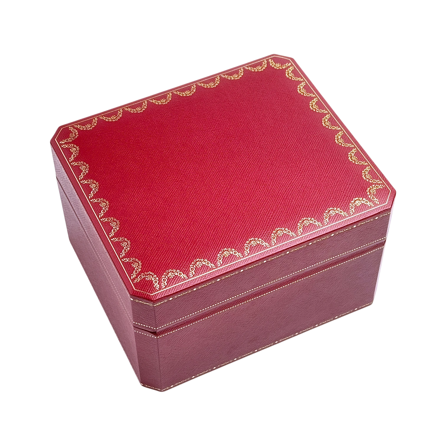 Cartier Uhrenbox Aufbewahrung Box Umkarton Rot watch box red