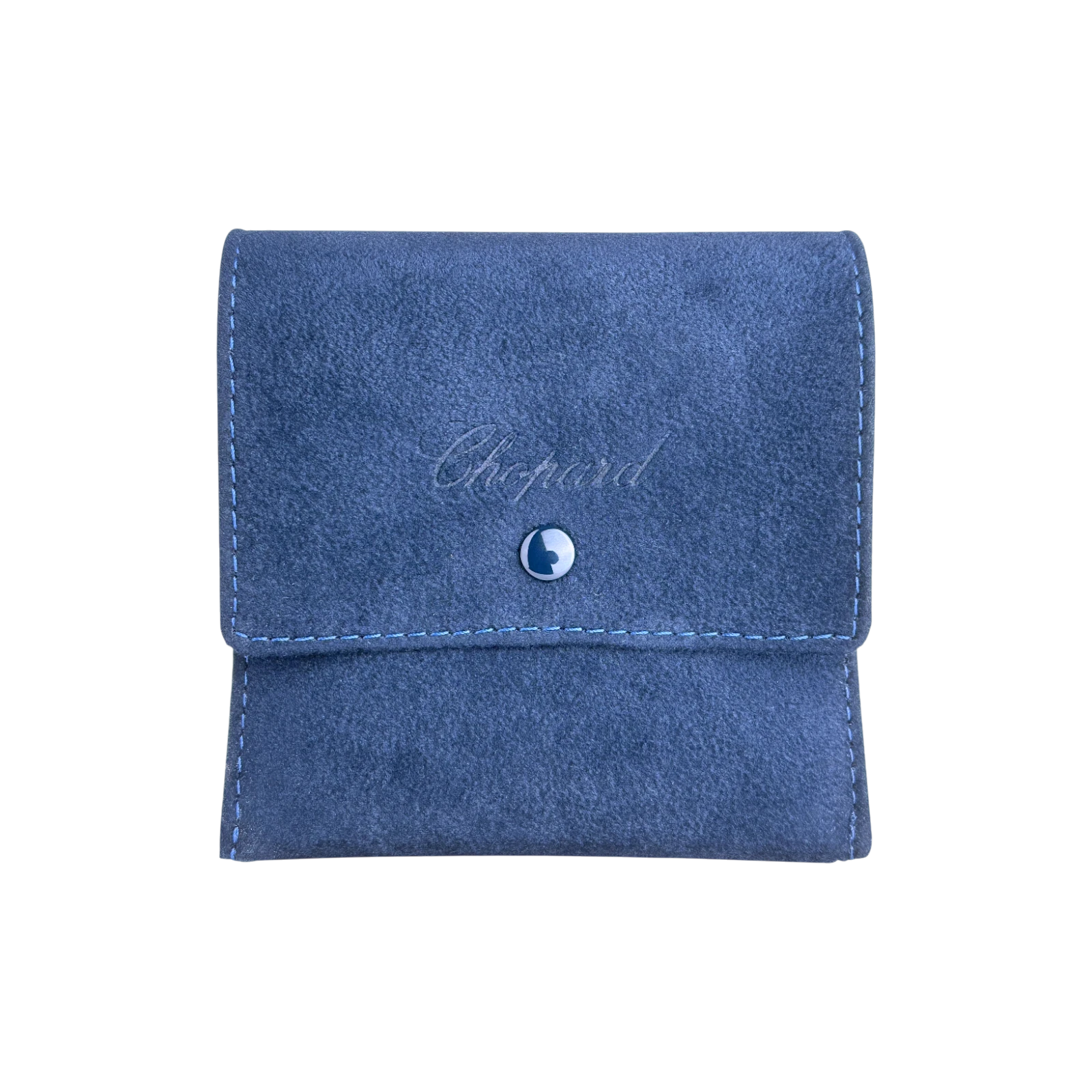 Chopard Uhrenetui Reiseetui Etui Reisetasche Blau service travel case pouch