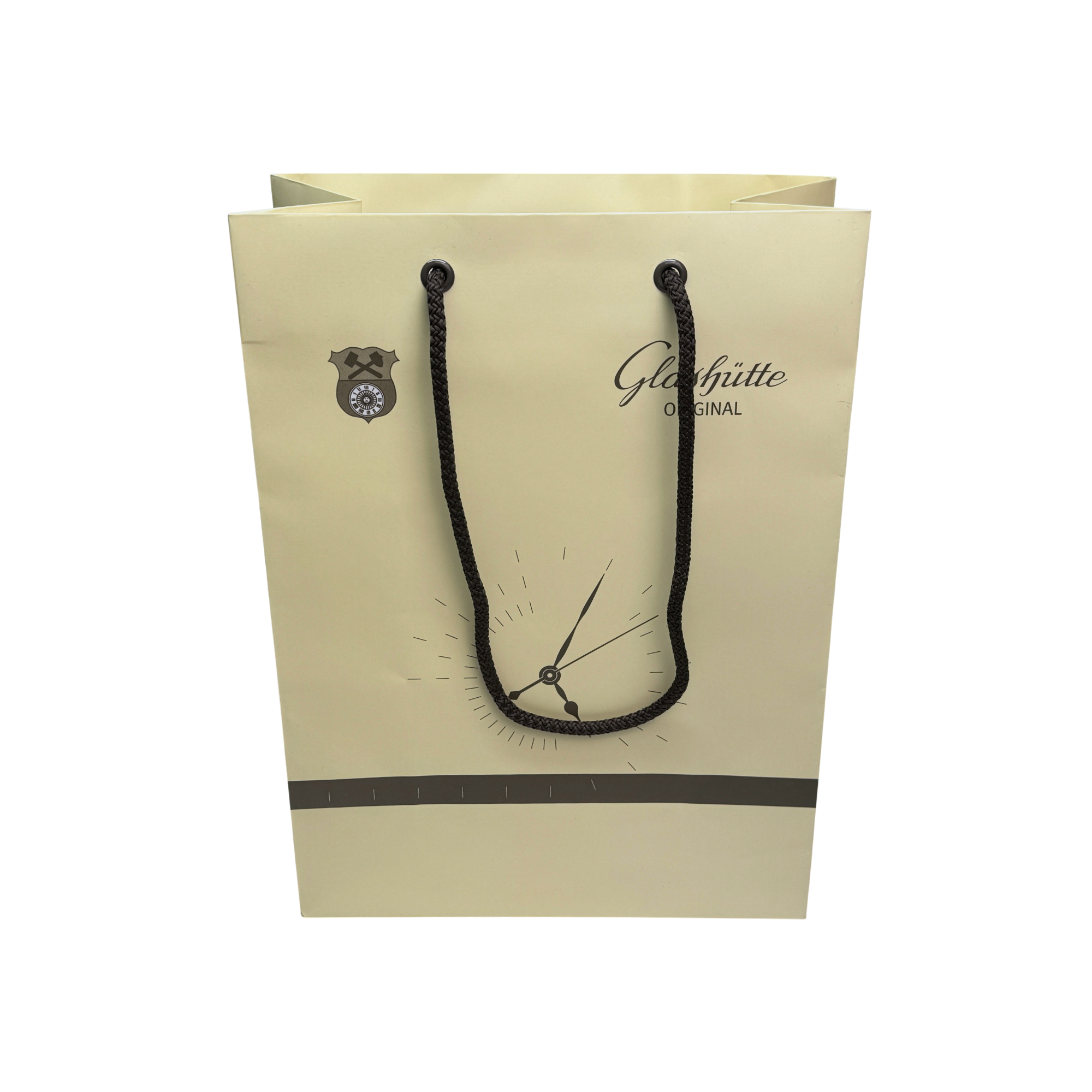 Glashütte Original Papier Tasche Tüte Verkaufstasche Tragetasche