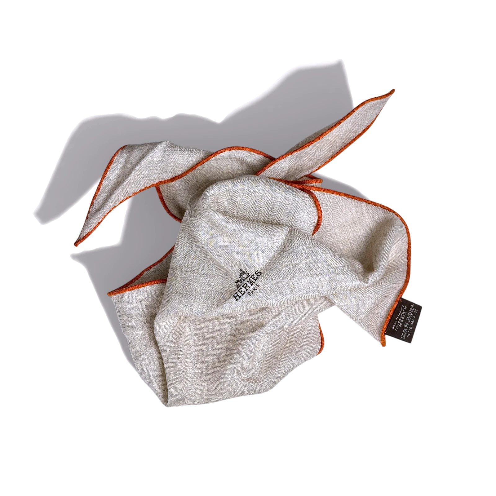 Hermes Paris Losange-Schal Halstuch, Tuch 70 % Kaschmir, 30 % Seide