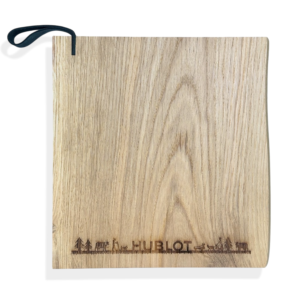 Hublot Schneidebrett aus Holz Braun 25x24 cm