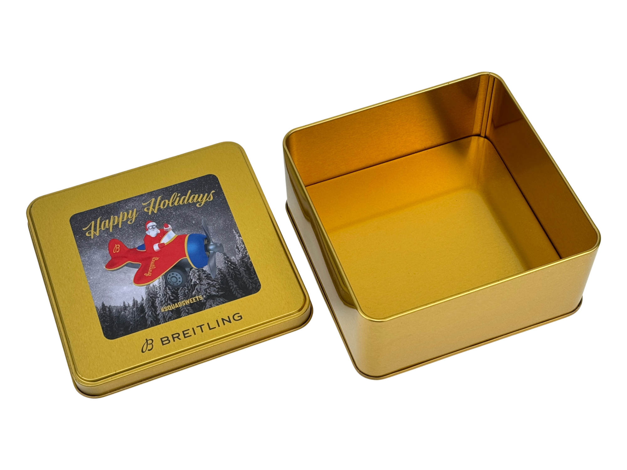 Breitling Happy Holidays Blechdose