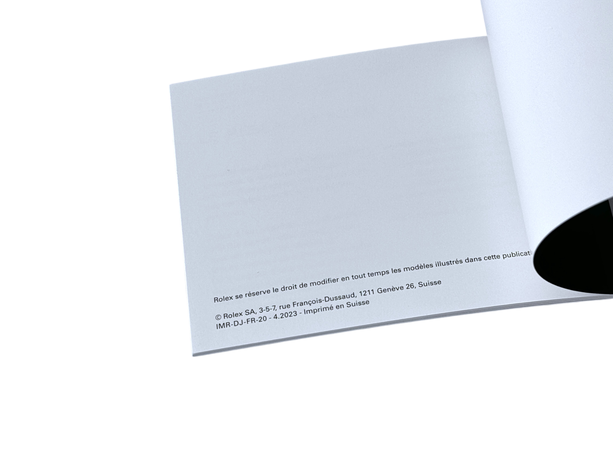 Rolex Datejust Booklet Französisch IMR-DJ-FR-20 - 4.2023