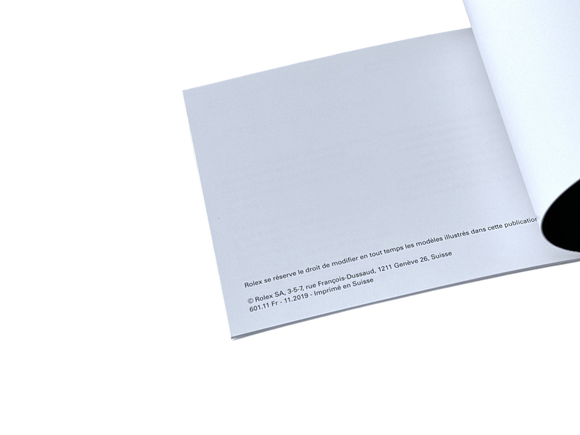 Rolex Milgauss Booklet Französisch 601.11 Fr - 11.2019