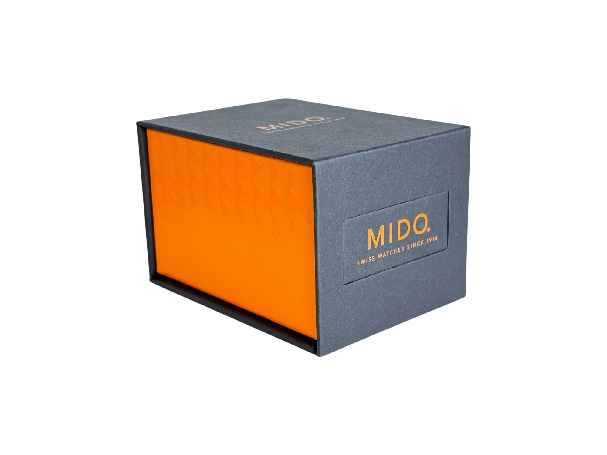 Mido Uhrenetui Schwarz, Orange