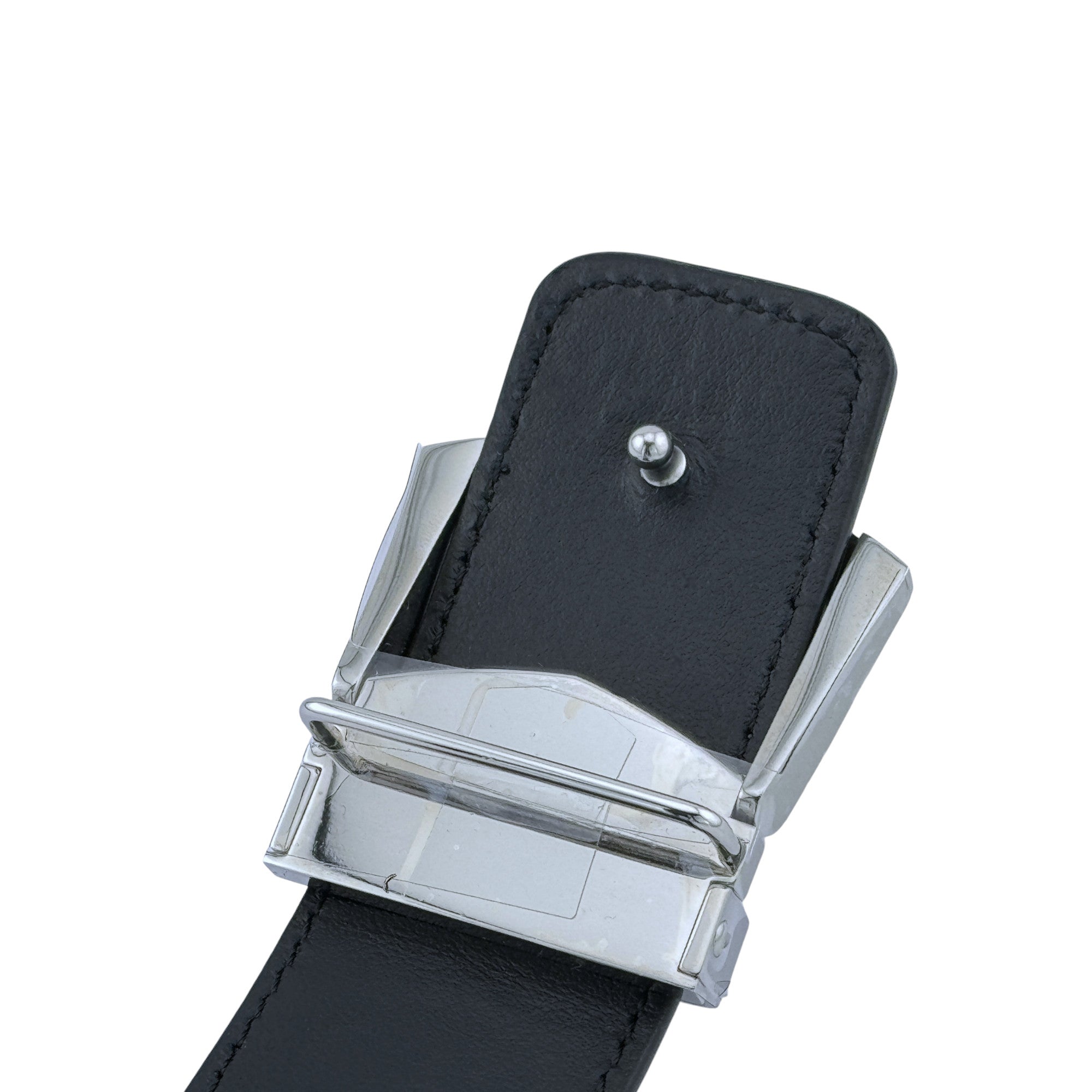 Patek Philippe Leather Men's Belt Dark Brown