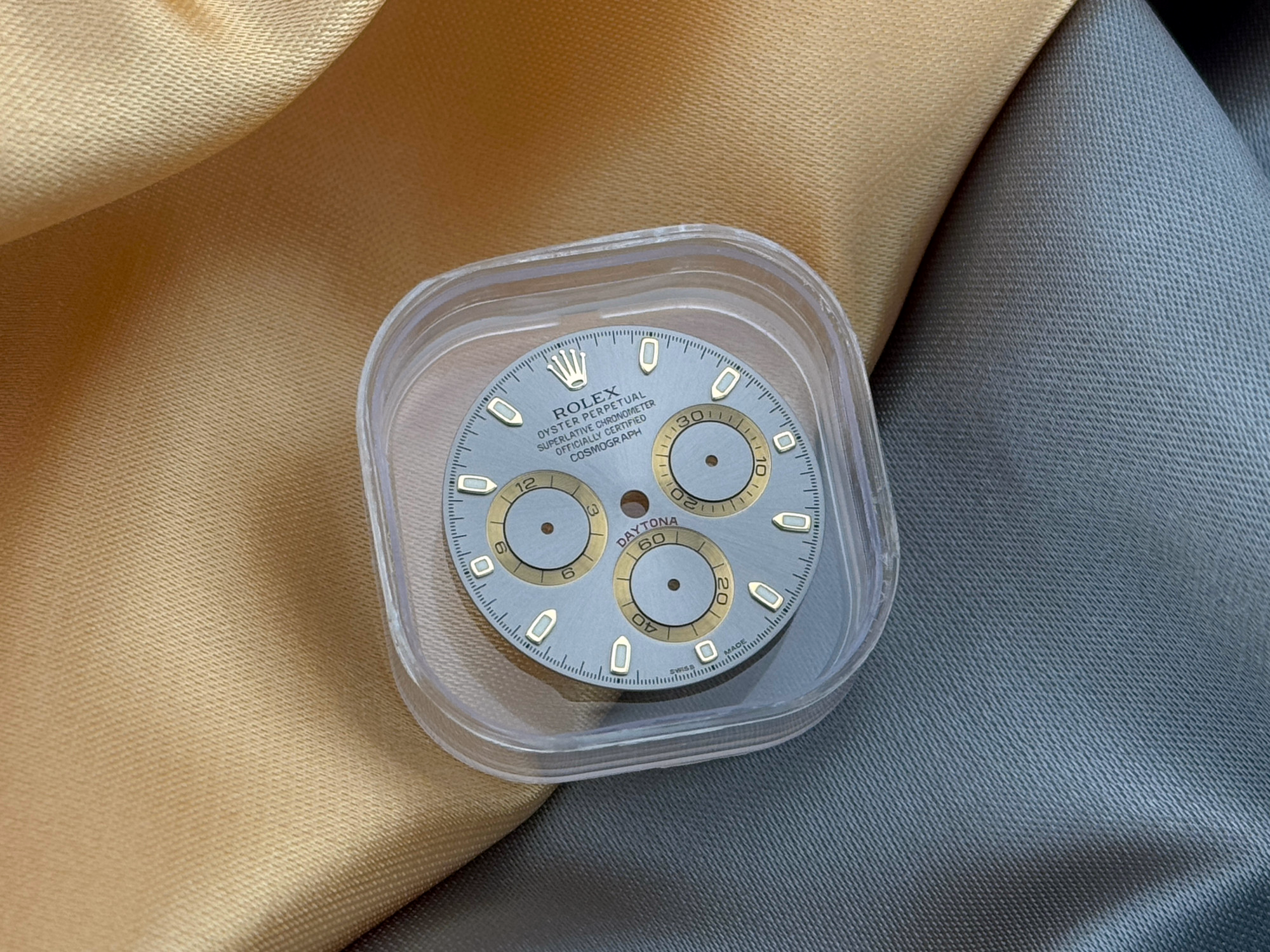 Rolex Daytona Ref. 116523, 116528, 116518 Zifferblatt Silber, Gold