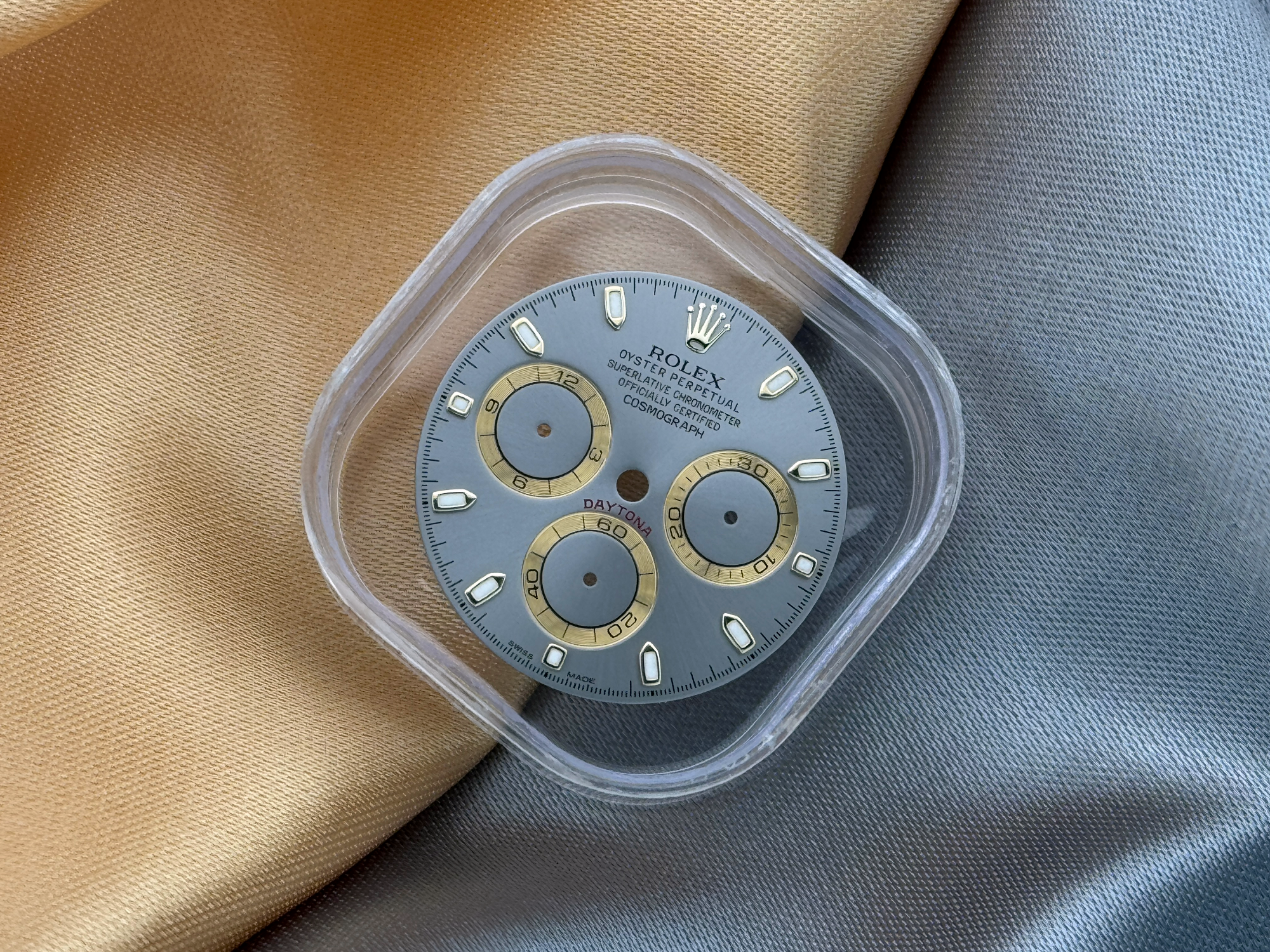 Rolex Daytona Ref. 116523, 116528, 116518 Zifferblatt Silber, Gold