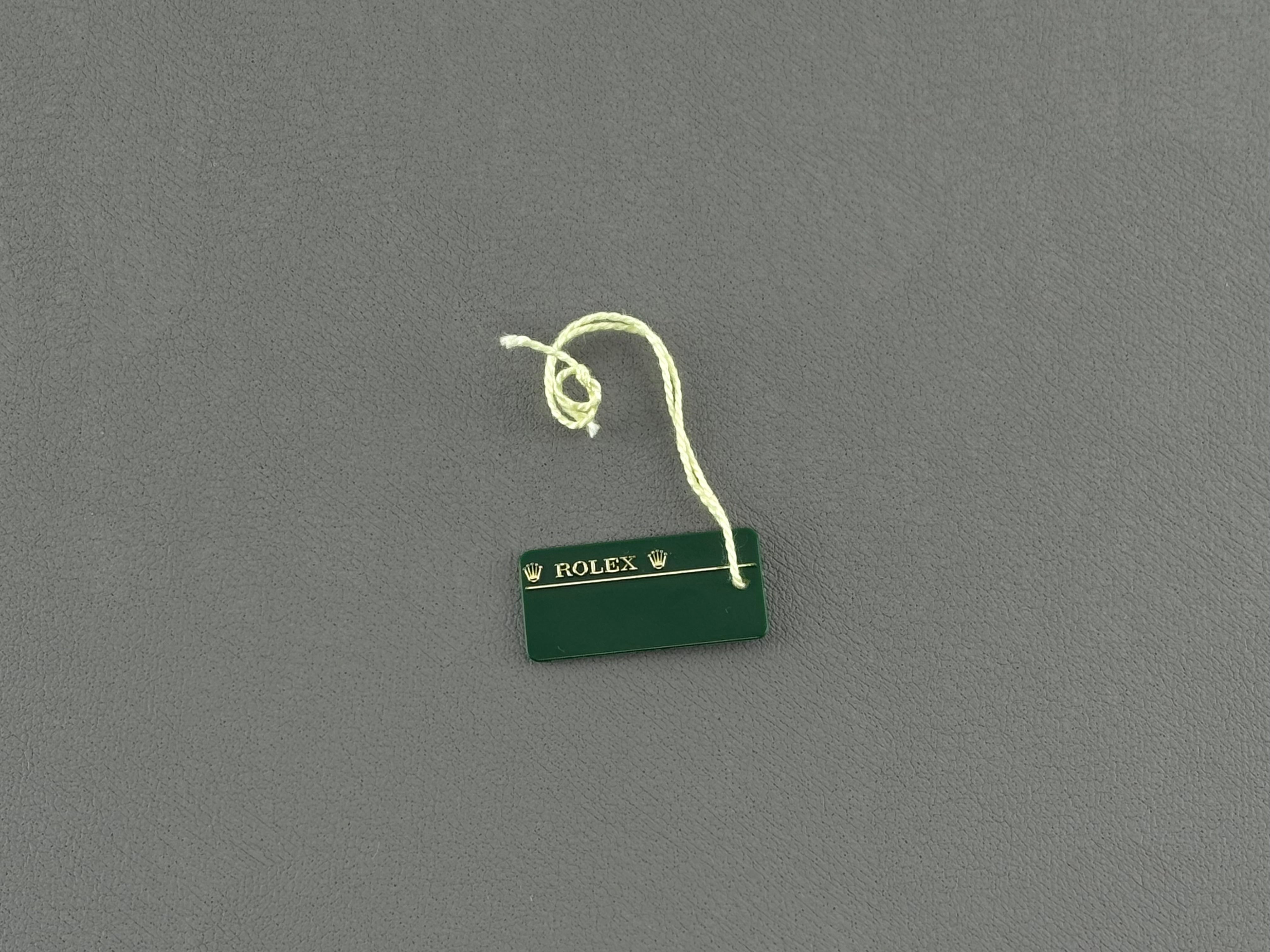 Rolex Datejust 36 Ref. 116234 Oyster Swimpruf Hang Tag Green