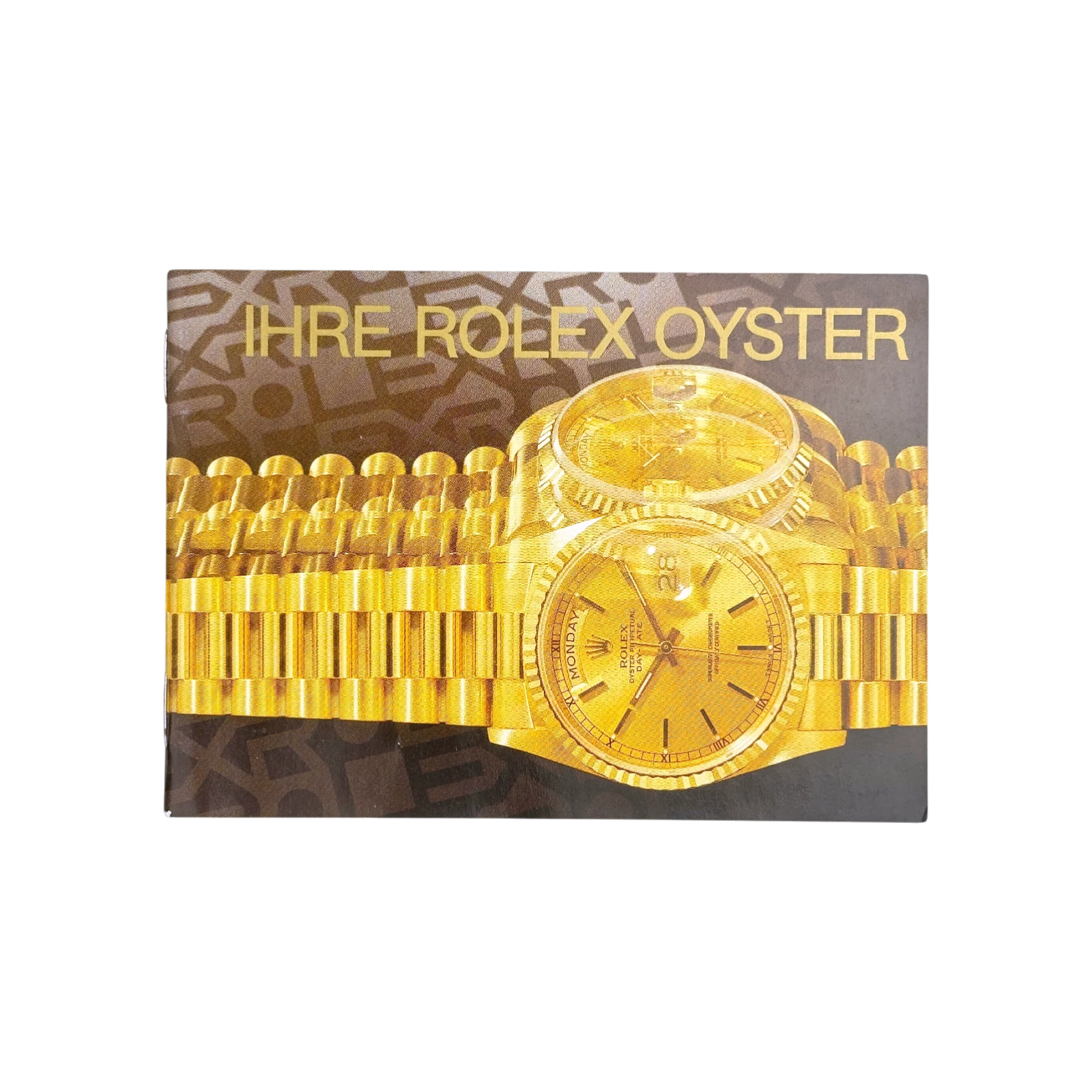 Ihre Rolex Oyster Handbuch - Booklet Deutsch 579.53 De - 20 - 1.1999