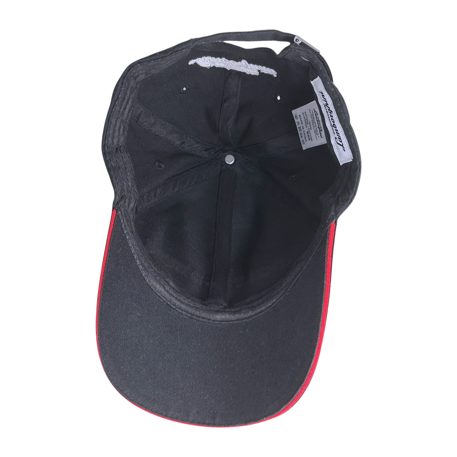 Lamborghini X Roger Dubuis Cap Schwarz - Kappe aus 100 % Baumwolle