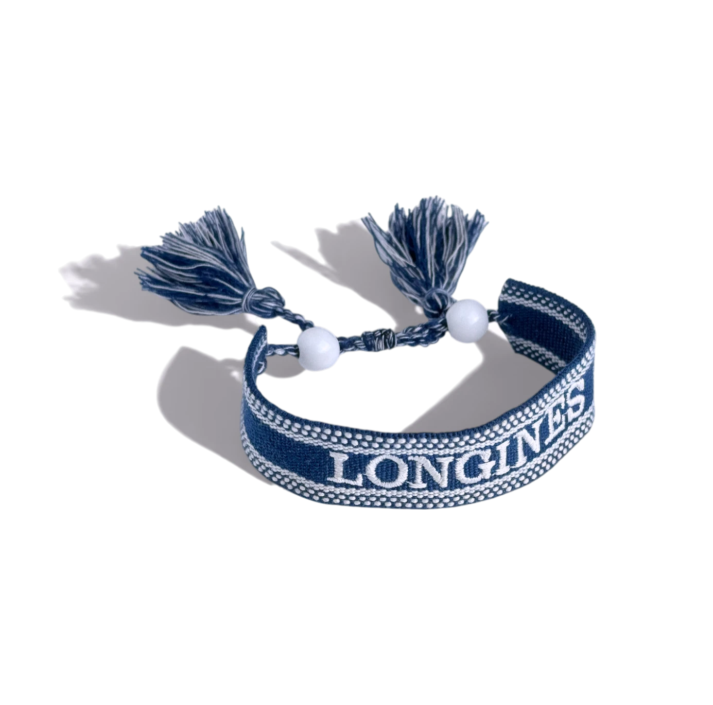 Longines gewebtes Stoffarmband in Blau