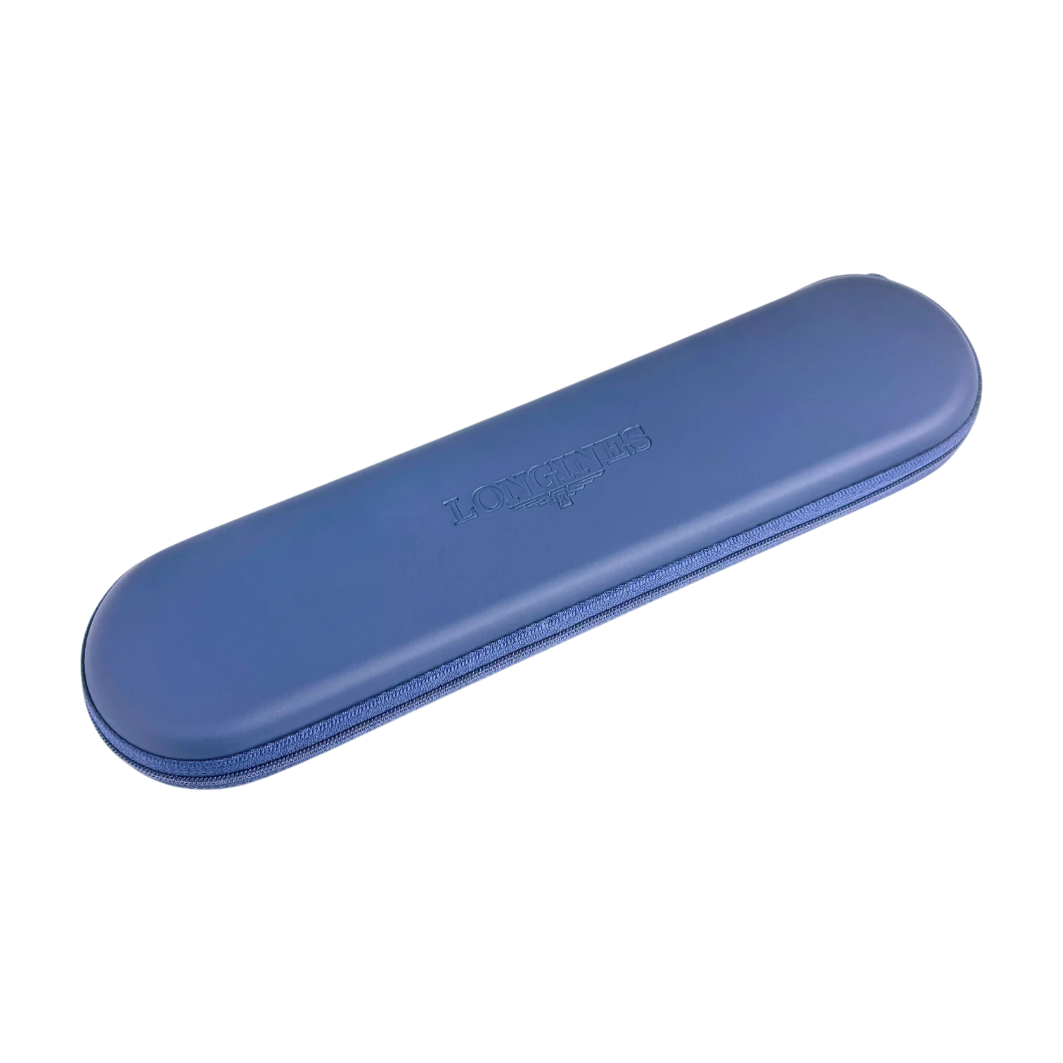 Longines längliches Uhrenetui Reiseetui in Blau